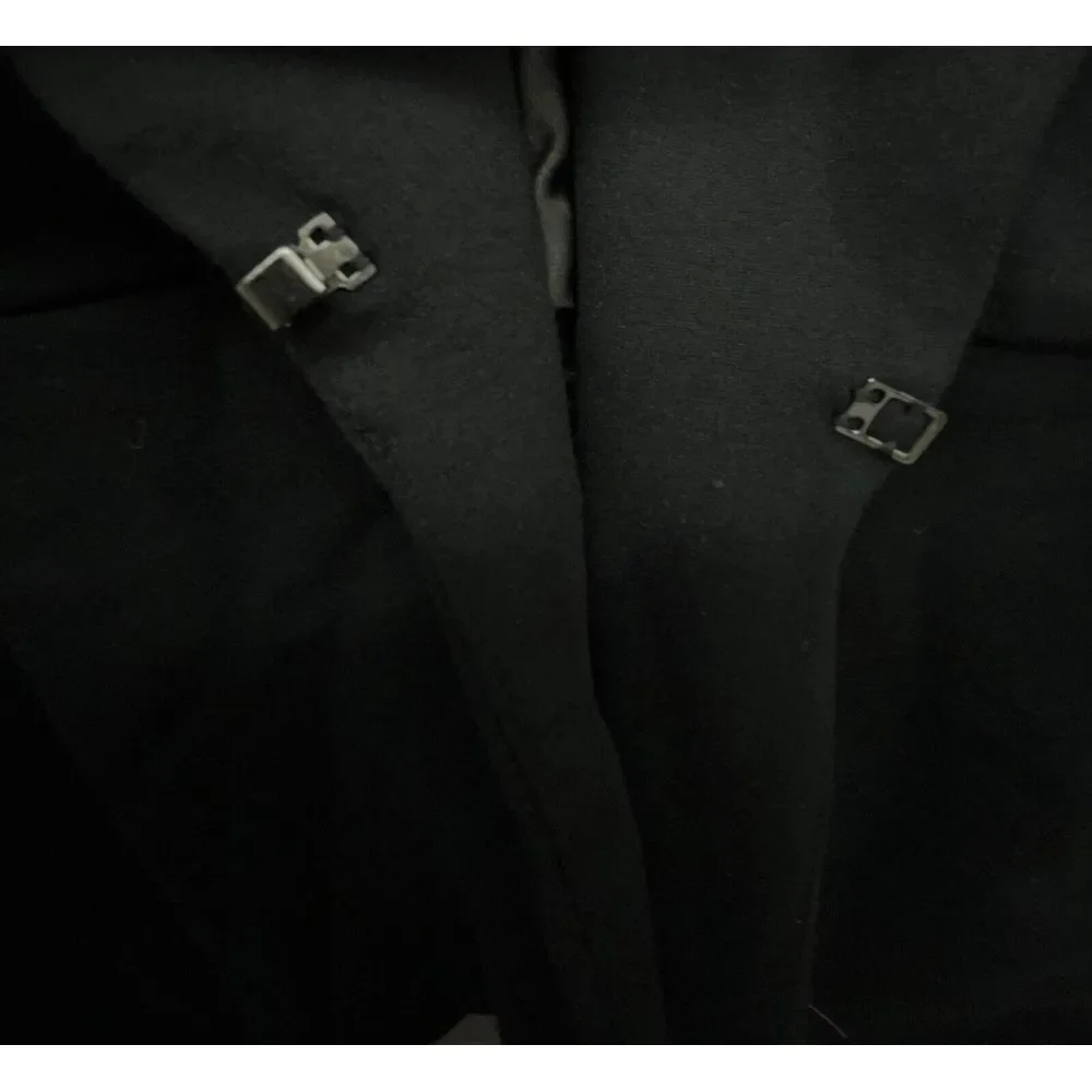 Studio By Torrid Blazer 5 Black Ponte Peplum Stretch Jacket Versatile Career - Picture 5 of 11